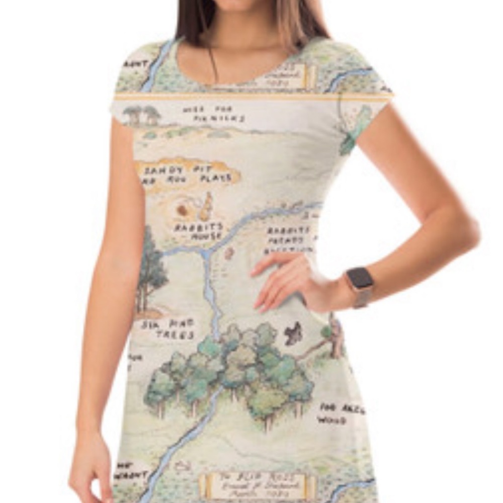Rainbow Rules Winnie Pooh Disney Dress Size M